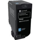 Lexmark Origineel Tonercartridge 74C2SCE Cyaan