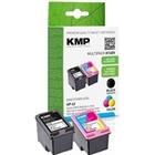 KMP Compatibel HP 62 Inktcartridge N9J71AE Zwart, cyaan, magenta, geel Multipak  2 Stuks