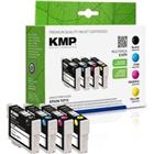 KMP E107V Inktcartridge Compatibel met Epson T0715 Zwart, cyaan, magenta, geel Pak van 4 stuks