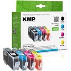 KMP Compatibel HP 364 Inktcartridge N9J73AE Zwart, cyaan, magenta, geel Multipak  4 Stuks