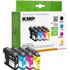 KMP Compatibel Brother LC223VALBP Inktcartridge Zwart, cyaan, magenta, geel