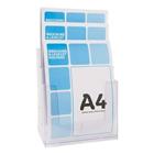 Brochurehouder - Extra diep - voor A4-, A5- of DL-pamfletten