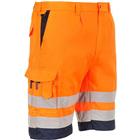 Broek Kort Hi-Vis Polykatoen Blauw/oranje E043 Portwest