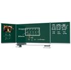 Vijfvlaksbord Softline profiel 19mm, muur, email groen 100x200 cm