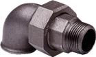 Nefit Industrial Zwart Fitting met 2 aansluitingen | 9170980008