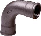 Nefit Industrial Zwart Fitting met 2 aansluitingen | 9170020001