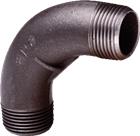 Nefit Industrial Zwart Fitting met 2 aansluitingen | 9170030007