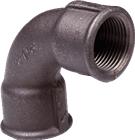 Nefit Industrial Zwart Fitting met 2 aansluitingen | 9170021005