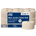 Toiletpapier - Mini Jumbo - Naturel - T2 Advanced