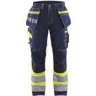 Werkbroek hoge zichtbaarheid stretch - blauw/geel - Blåkläder