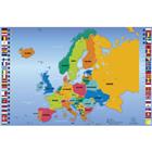 Bureauonderlegger met kaart Europa in Frans - 37,5x57,5cm - Exacompta