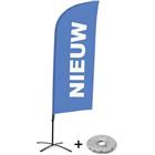 Beach Flag Alu Wind Compleet - nieuw - kruisvoet - Showdown.