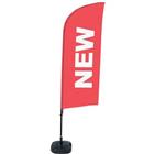 Beach Flag Alu Wind compleet - NEW - watertankvoet - Showdown.