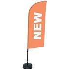 Beach Flag Alu Wind compleet - NEW - watertankvoet - Showdown.