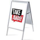 Stoepbord A1 compleet - Take Away- - Showdown