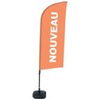 Beach Flag Alu Wind compleet - NOUVEAU - watertankvoet - Showdown.