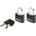 Hangslot - massief aluminium  - set van 2 - Master Lock