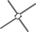 Ubbink Rolux Flex Schoorsteenafstandconstructie | 0718009
