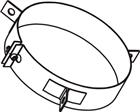 Metaloterm UE Schoorsteenbeugelconstructie | 165029