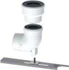 Burgerhout Enkelw. rookgashulpstuk 2 aansl. | 400470271