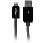 StarTech.com 3 m lange zwarte Apple 8-polige Lightning-connector naar USB-kabel voor iPhone / iPod / iPad