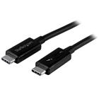 StarTech.com Thunderbolt 3 (40Gbps) USB-C kabel Thunderbolt, USB en Displayport compatibel 0.5m