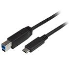 StarTech.com USB315CB2M USB-kabel 2 m 3.2 Gen 1 (3.1 Gen 1) USB C USB B Zwart