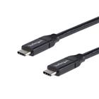 StarTech.com USB-C naar USB-C kabel met 5A/100 W Power Delivery M/M 1 m USB 2.0 USB-IF certificatie