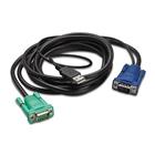 Integrated LCD KVM USB cable/6ft - 1.8m