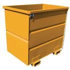 Container voor heftruck met kantelkop - Op sokkel - 500 tot 2000 L