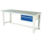 Werkbank Cubio met 1 lade - Breedte 200 cm - Linoleum