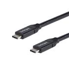 StarTech.com USB-C naar USB-C kabel met 5A/100W Power Delivery M/M 2 m USB 2.0 USB-IF certificatie