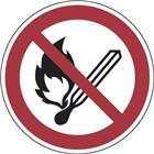 Verbodsbord - Open vuur verboden - Aluminium