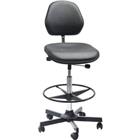 Gevulde stoel voor de werkplaats van imitatieleer - Aktiv - Global Professional Seating