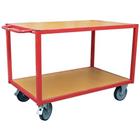 Wagen met 2 houten plateaus - Draagvermogen 500 kg - FIMM