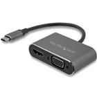 USB C to VGA and HDMI Adapter - Aluminum