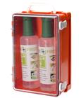 Opbergbox met twee oogspoelflessen FixFirst