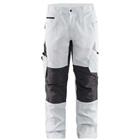 Schilderswerkbroek met stretch 1095 - wit/donkergrijs