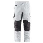 Schilderswerkbroek met stretch 1095 - wit/donkergrijs