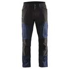 Service werkbroek met stretch 1456 - donker marineblauw/zwart