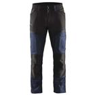 Service werkbroek met stretch 1456 - donker marineblauw/zwart