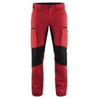 Service werkbroek met stretch 1459 - rood/zwart