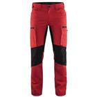 Service werkbroek met stretch 1459 - rood/zwart