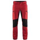 Service werkbroek met stretch 1459 - rood/zwart