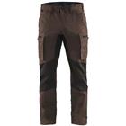 Service werkbroek met stretch 1459 - bruin/zwart
