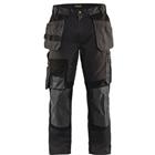 Werkbroek met stretch 1554 - donkergrijs/zwart