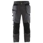 Werkbroek met spijkerzak 1555 - donkergrijs/zwart