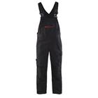 Bretelbroek met stretch High Vis 2695 - zwart/rood