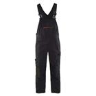 Bretelbroek met stretch High Vis 2695 - zwart/rood
