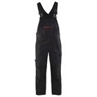 Bretelbroek met stretch High Vis 2695 - zwart/rood